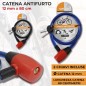 CATENA ANTIFURTO C/ CHIAVI 12MM*80CM /PZ