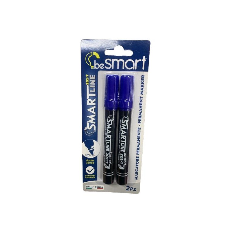 BL 2 MARCATORI  PUNTA TONDA BLU BE SMART