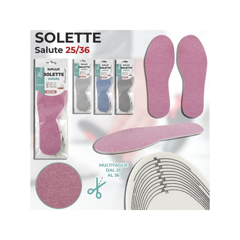 SOLETTE SALUTE MULTITAGLIE 25-36 COL. AS