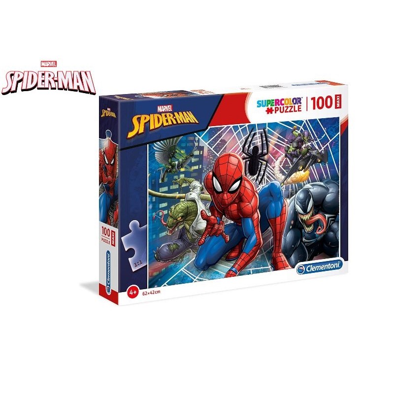 MAXI PUZZLE 100PZ 40X27X4 SPIDERMAN