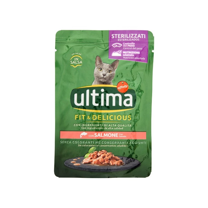 ULTIMA CAT FIT & DELICIOUS SALMONE 85GR