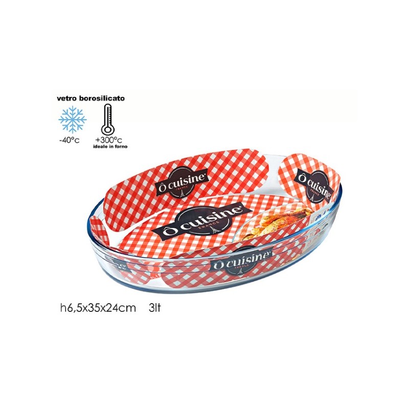 ARCOCUISINE TEGLIA OVALE 35X24 346B