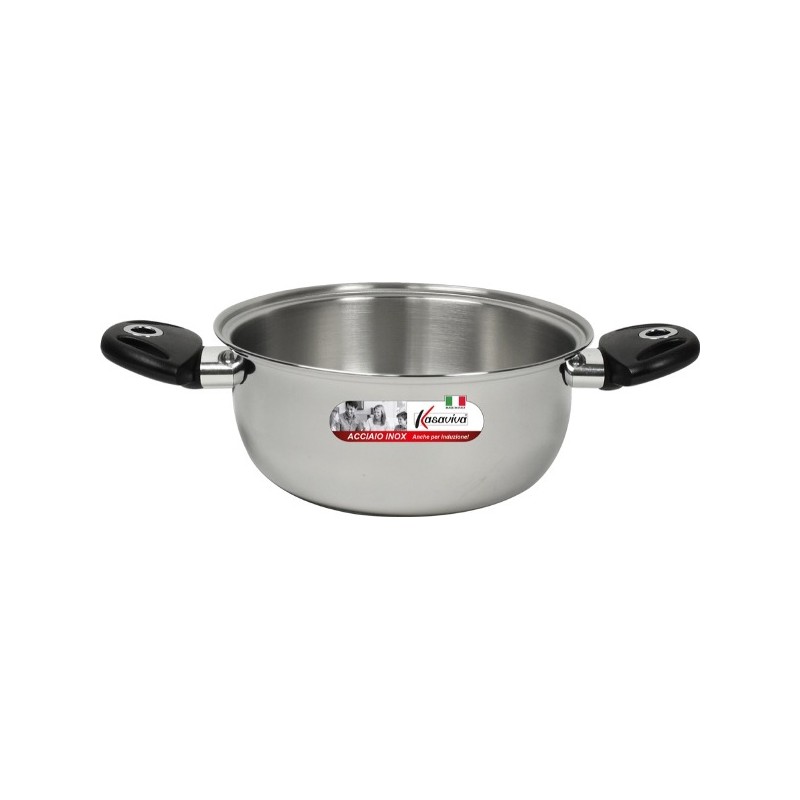 CASSERUOLA ACCIAIO INDUZIONE CM 24
