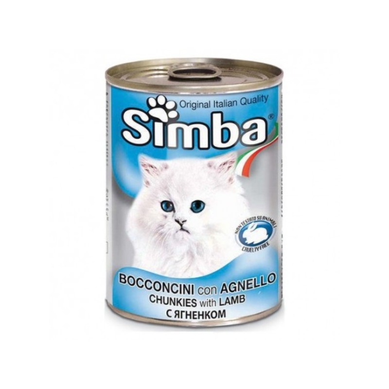 SIMBA BOCCONCINI GATTO CON AGNELLO 415GR