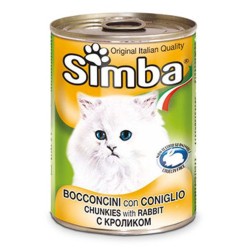 SIMBA BOCCONCINI GATTO CON CONIGLIO 415GR