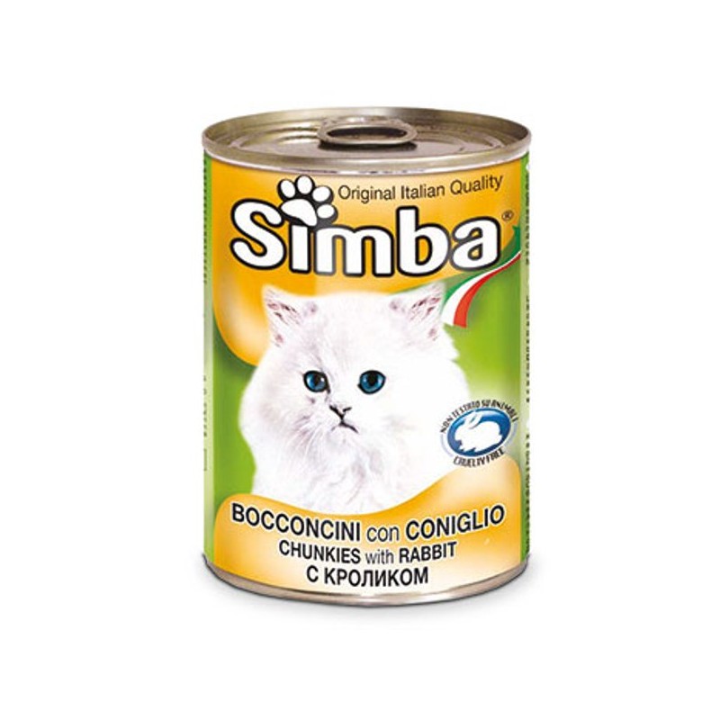 SIMBA BOCCONCINI GATTO CON CONIGLIO 415GR