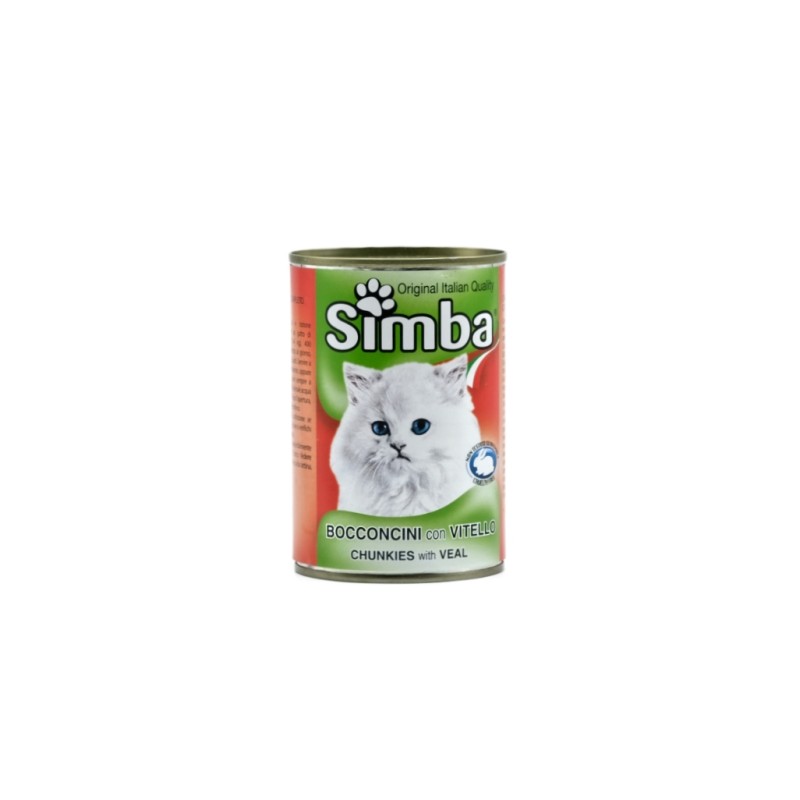 SIMBA BOCCONCINI GATTO 415GR CON VITELLO