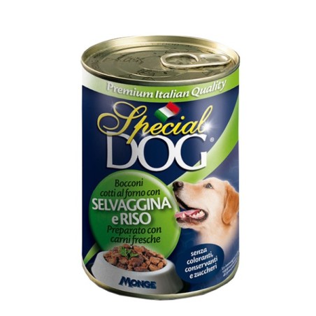 SPECIAL DOG BOCCONC.IN LATTINA 400GR RISO/SELVAG.