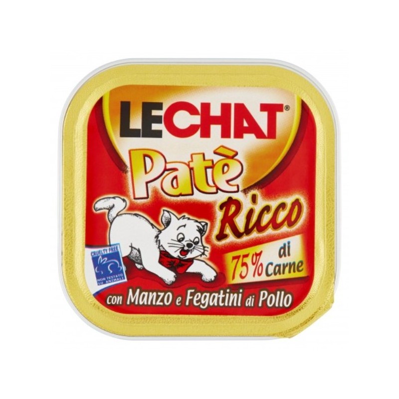 LE CHAT PATE' 100GR GATTO MANZO/FEG.POLLO