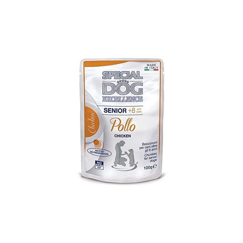 SPECIAL DOG EXCELL.BOCCONC CANI 8+ 100GR. POLLO