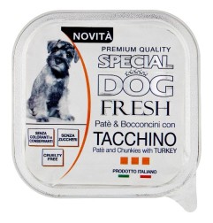 SPECIAL DOG FRESH PATE' & BOCCONC.TACCHINO 150GR.