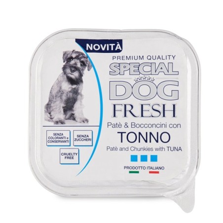 SPECIAL DOG FRESH PATE' & BOCCONC.TONNO 150GR.