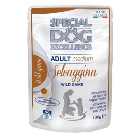 SPECIAL DOG EXCELL.CANI MEDIUM 100GR SELVAGGINA