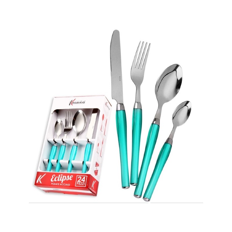 ECLIPSE SET POSATE 24PZ TURCHESE