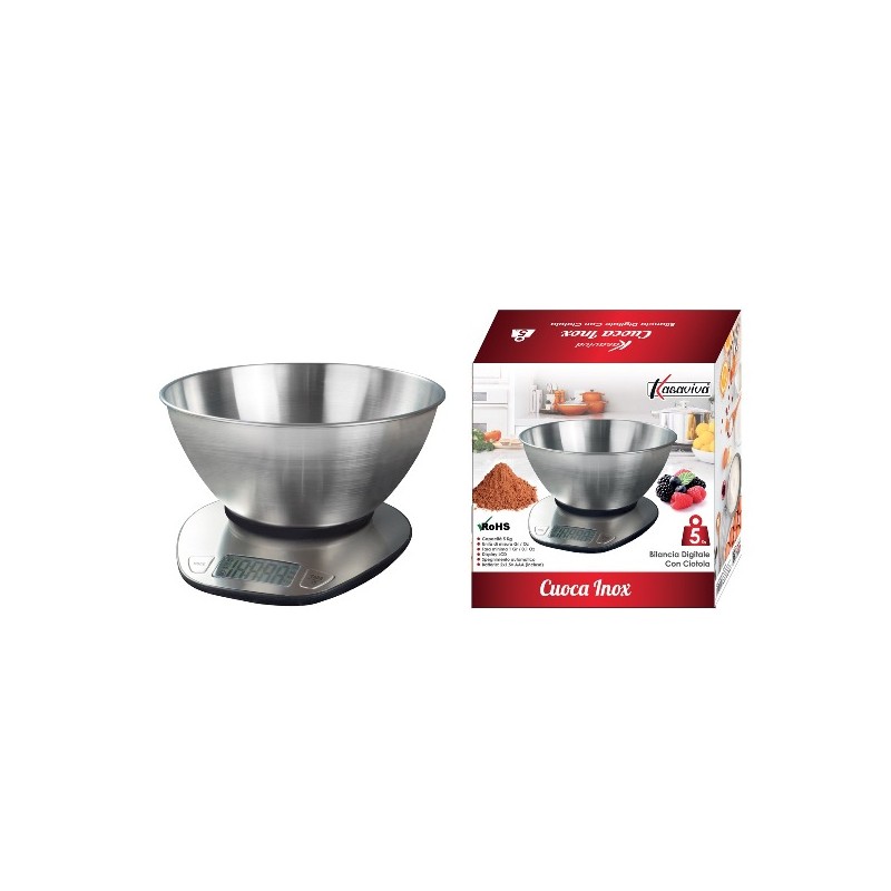 BILACNCIA CUOCA DIGITALE INOX KG C