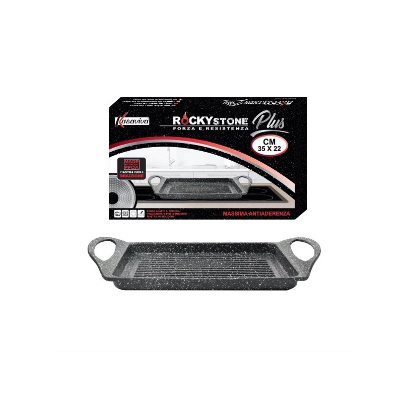 ROCKY PIASTRA GRILL INDUZIONE CM 35 X22