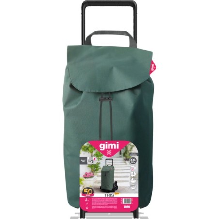 CARRELLO SPESA TRIS NEW VERDE CM34,5X13X