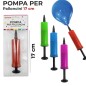 POMPA PER PALLONCINI COLORI ASS  17 CM