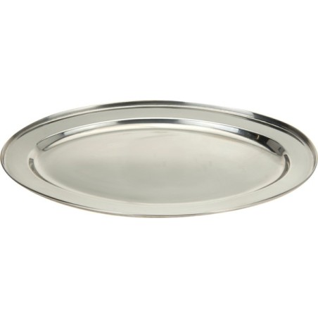 VASSOIO OVALE INOX CM45X29