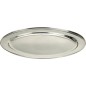 VASSOIO OVALE INOX CM45X29