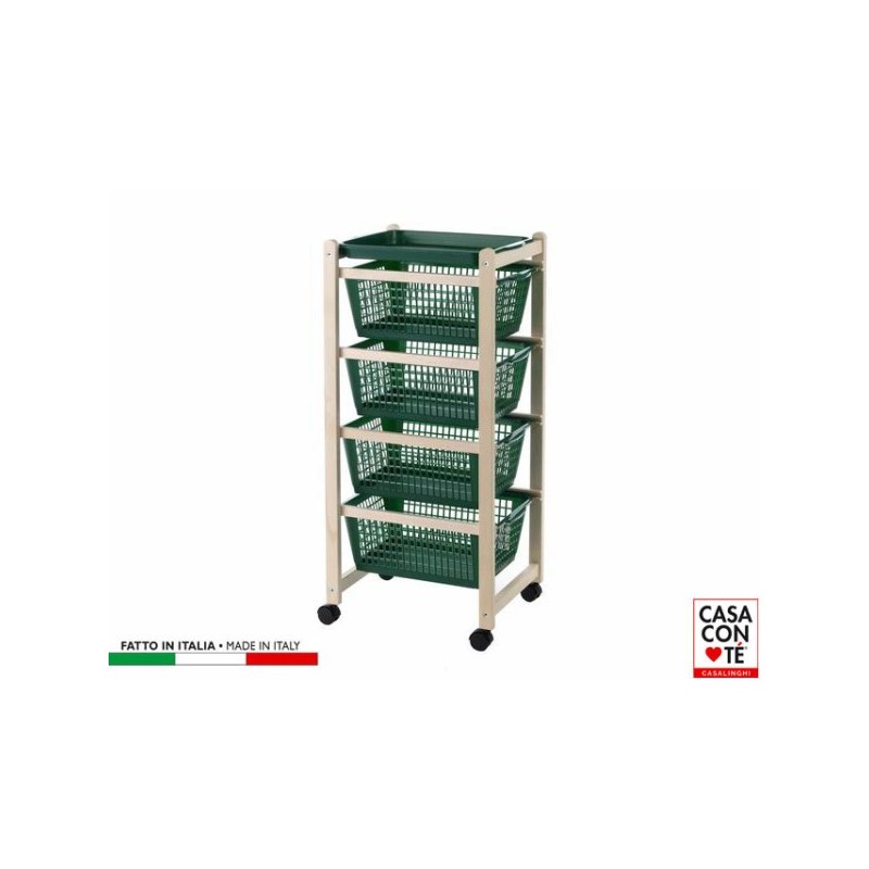 CARRELLO S/SPAZIO FAGGIO NATURALE