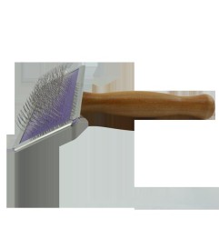 WOODEN BRUSH W6.3*L12CM BURLYWOOD&PURPLE