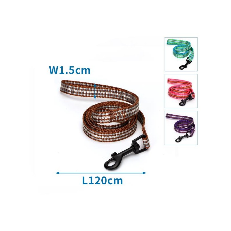 IMITATION NYLON REFLECTIVE DOG LEASH W1
