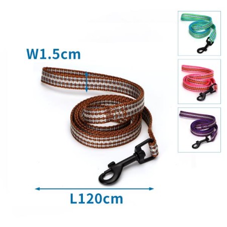 IMITATION NYLON REFLECTIVE DOG LEASH W1