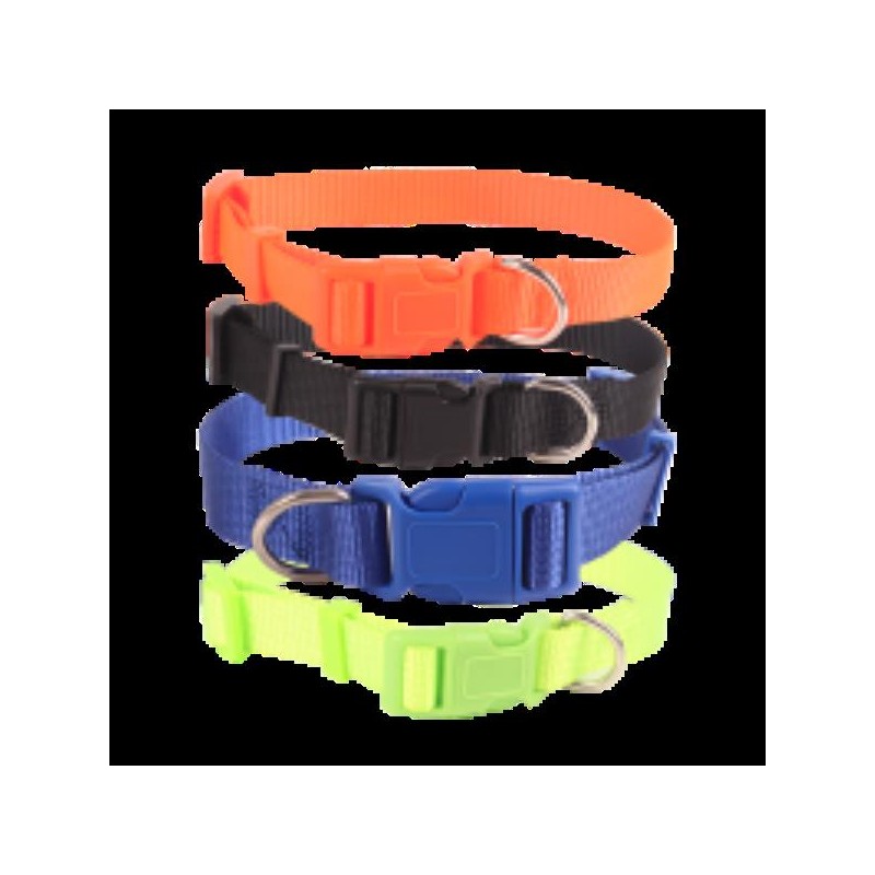 PLAIN IMITATION NYLON DOG COLLAR 1 0 W1