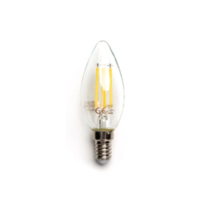 LED FILAMENT C35 E14 4W 2700K CLEAR