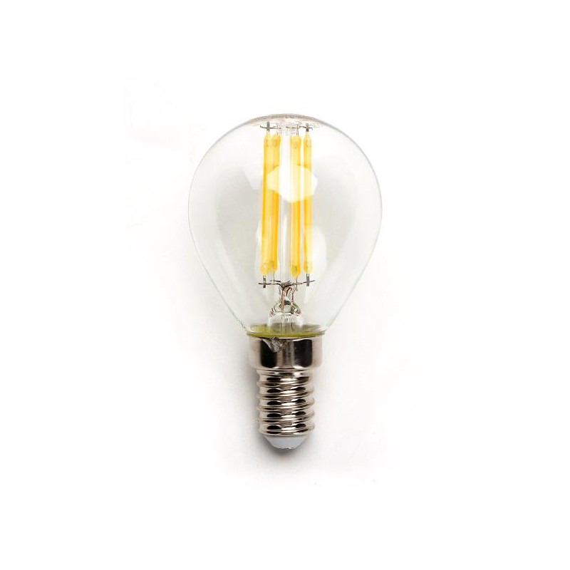 LED FILAMENT G45 E14 4W 2700K CLEAR