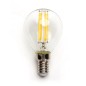 LED FILAMENT G45 E14 4W 2700K CLEAR