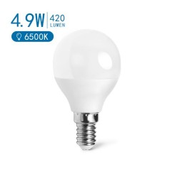 LED A5 G45 BIG ANGLE E14 4.9W 6500K