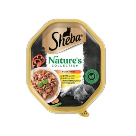 SHEBA GATTO NATURE POLLO/PEPERONE IN SALSA 85GR