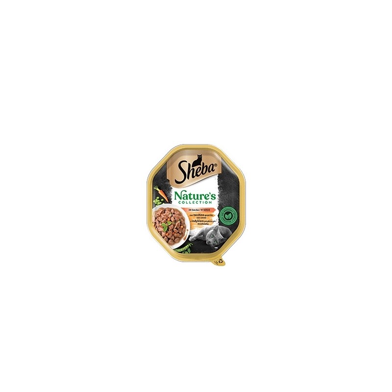 SHEBA GATTO NATURE TACCHINO/CAROTE 85GR