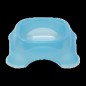 PET BOWL L30*W30*H9.5CM TRANSPARENT BLUE