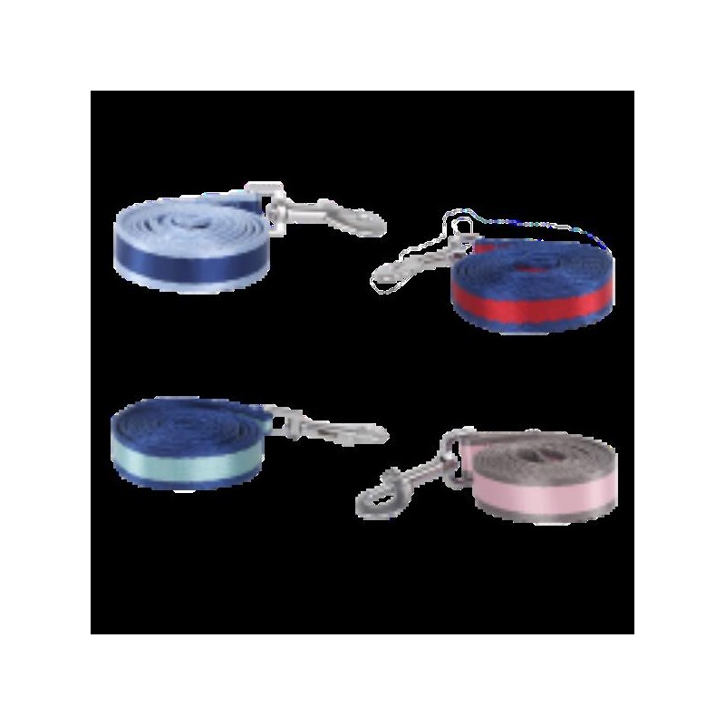 DOG LEASH W1.5*L120CM PINK/RED/DARK BLUE