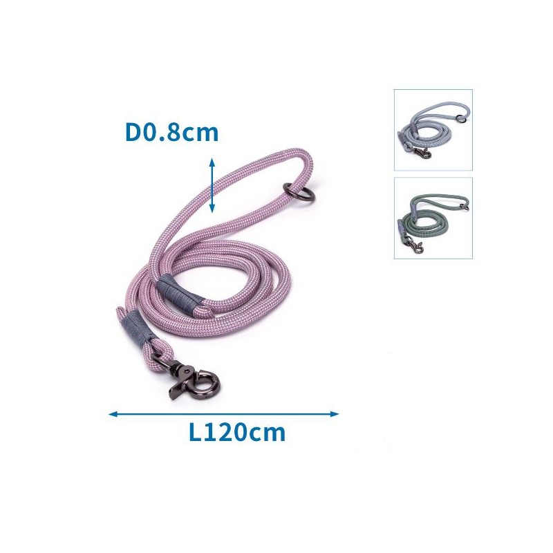 REFLECTIVE DOG ROPE LEAD D0.8*L120CM PIN