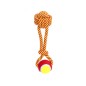 COTTON ROPE TOY L32CM YELLOW&RED/BLACK&L