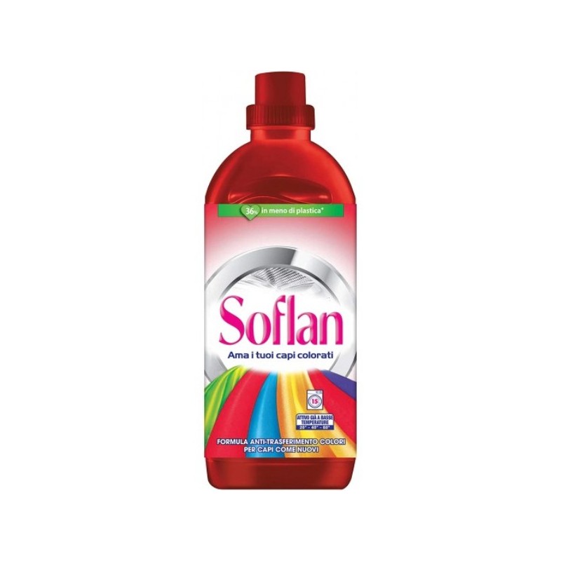 SOFLAN LIQUIDO LAVALANA 900 ML COLORATI 15LAVAGGI