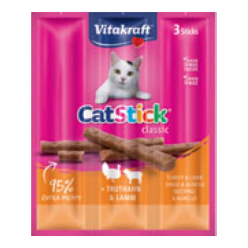 VITAKRAFT CAT STICK MINI TACCHINO E AGNELLO