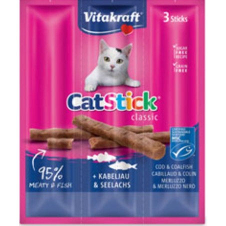 VITAKRAFT CAT STICK MINI MERLUZZO