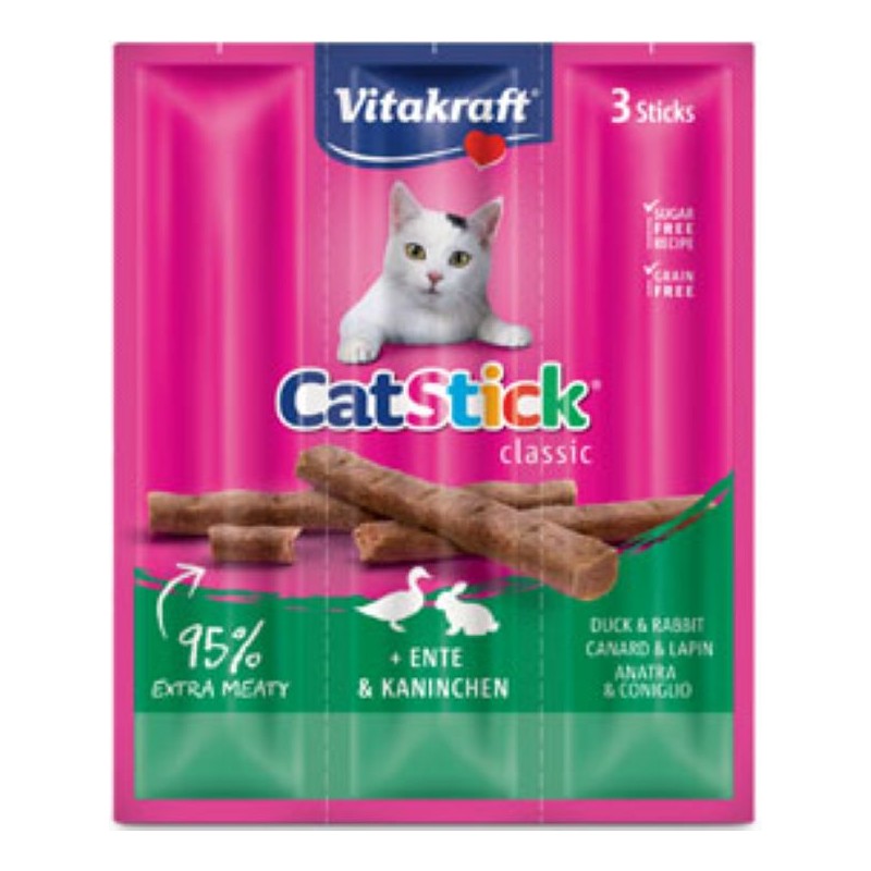 VITAKRAFT CAT STICK MINI ANTRA E CONIGLIO