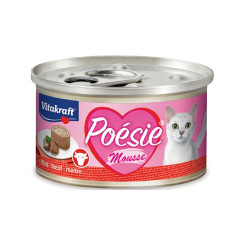 VITAKRAFT POESIE MOUSSE 85GR MANZO