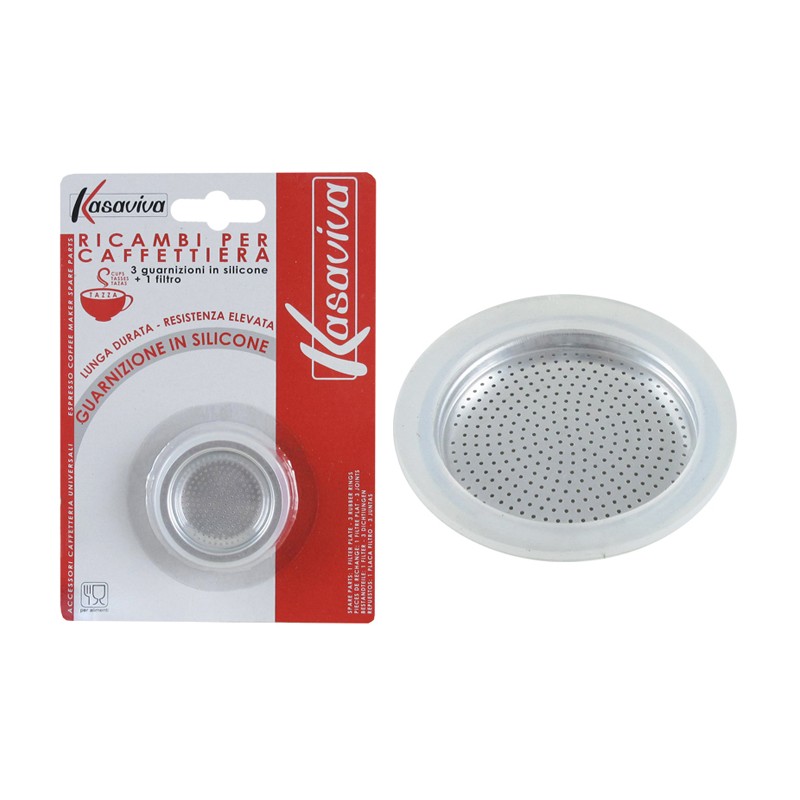 SET 3 GUARNIZIONI+FILTRO MEZZA TAZZA 747