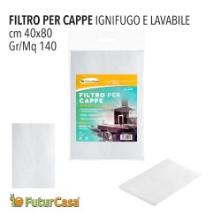 FILTRO KAPPA BIANCO CM 80X40 IGNIFUGO 58