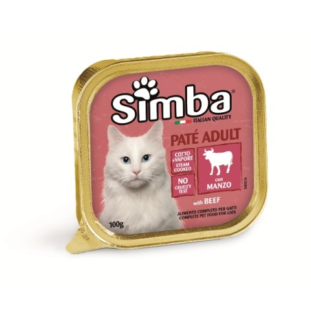 SIMBA PATE' 100GR CON MANZO