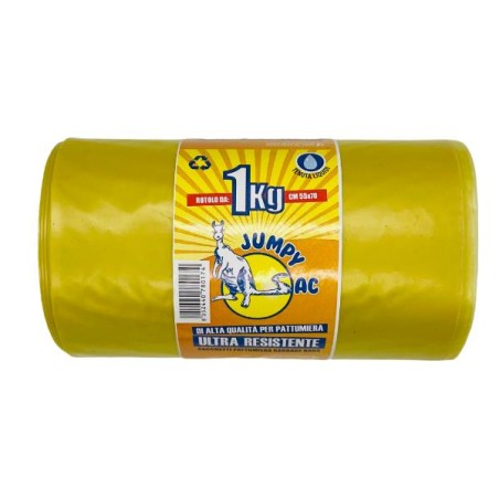 SACCHI PATT/LDPE GIALLO LADY BUG 1KG 55X70