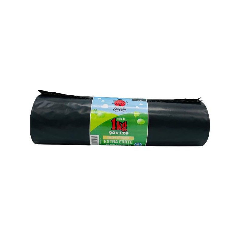 SACCHI PATT/90X120 NERO LDPE 1KG LADY BUG