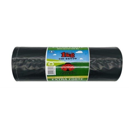 SACCHI PATT/LDPE NERO LADY BUG 55X70 1KG